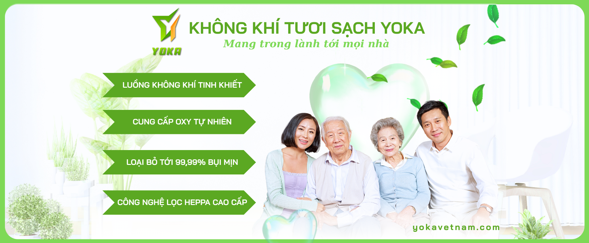 Hẹ Thống Cấp Không Khí Tươi Sạch Yoka